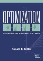Optimization: Foundations and Application 0471351695 Book Cover