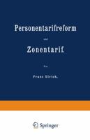 Personentarifreform Und Zonentarif 114844078X Book Cover
