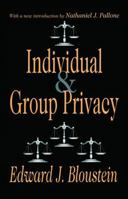 Individual and Group Privacy 1138526002 Book Cover