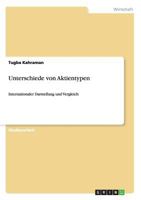 Unterschiede von Aktientypen: Internationaler Darstellung und Vergleich 3656294585 Book Cover