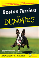 Boston Terriers For Dummies (For Dummies (Pets)) 0470127686 Book Cover