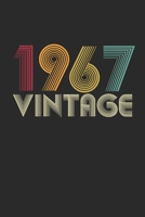 Vintage notebook paper 1967 Birthday 53th Gift 1679752367 Book Cover