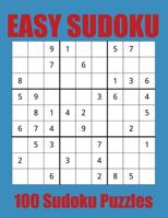 Easy Sudoku: 100 Sudoku Puzzles for Beginners 1098591747 Book Cover