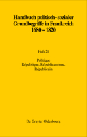 Politique. République, Républicanisme, Républicain 348658037X Book Cover