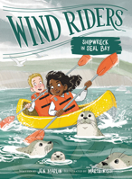 Wind Riders #3: Shipwreck in Seal Bay 0063029359 Book Cover