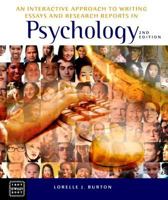 Interactive Approach to Writing Essays and Research Reports in Psychology 0470811234 Book Cover