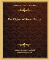 The Cipher of Roger Bacon 1162623241 Book Cover