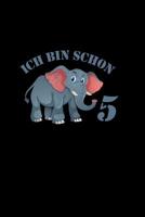 Ich Bin Schon 5: Malbuch Kariert A5 - 5. Geburtstag Jungen & M�dchen - Zeichenbuch f�r Kinder ab 5 - 5 Jahre Alt Geburtstagsgeschenk Sohn Tochter - Kritzelbuch f�r F�nfj�hrige Kindergeburtstag Geschen 107469158X Book Cover