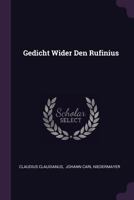 Gedicht Wider Den Rufinius... 1140865447 Book Cover