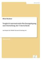Vergleich Internationaler Rechnungslegung Und Darstellung Der Unterschiede 3838607155 Book Cover