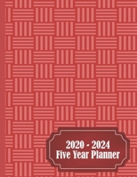 2020 - 2024 Five Year Planner: Red Hand Weave Agenda Planner For The Next Five Years. African Ankara Monthly Schedule Organizer 1697464521 Book Cover