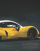 Composition notebook: BIG wide ruled composition notebook 120 pages (8.5x11), for car and automotive lovers, both men and women, boys and girls who love driving 168766160X Book Cover