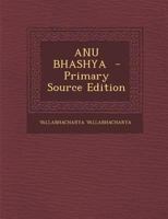 ANU BHASHYA 1019514078 Book Cover