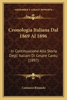 Cronologia Italiana, Dal 1869 Al 1896 1022535838 Book Cover