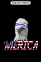 Composition Notebook: USA PRIDE MERICA MULLET EAGLE Funny 80's Patriotic T Journal/Notebook Blank Lined Ruled 6x9 100 Pages 1706504438 Book Cover