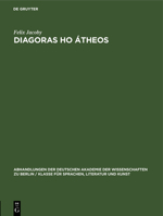 Diagoras Ho Átheos 3112537092 Book Cover
