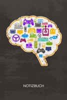 NOTIZBUCH A5 Dotted: Videospieler Notizheft GEPUNKTET 120 Seiten - Game Controller Notizblock Gaminggeschenk Skizzenbuch - Games Geschenk f�r Gamer Nerd Geek 1710332212 Book Cover
