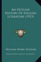 An Outline History Of English Literature 8129135396 Book Cover