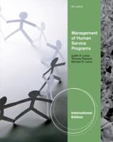 Management of Human Service Programs 0840034288 Book Cover