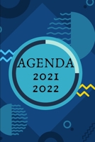 Agenda 2021/2022: Planner-Organisateur-Semainier. Août 2021 À Août 2022. 135 Pages, Format 6/9. B095L3XJYD Book Cover