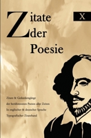 Zitate der Poesie: Zitate & Gedankengänge der berühmtesten Poeten aller Zeiten In englischer & deutscher Sprache Typografischer Zitateband (German Edition) B0F654G5W3 Book Cover