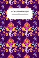Hindu Art Inspirational, Motivational and Spiritual Theme Wide Ruled Line Paper 1676502661 Book Cover