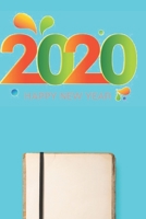 Colorful 2020 Happy New Year (6): Lined Notebook / Journal Gift, 120 Pages, 6x9, Soft Cover, Matte Finish 1671595629 Book Cover