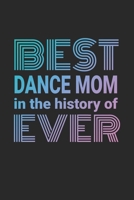 Best Dance Mom Ever: 6 x 9 Blank College Ruled Notebook For Dance Moms 1709960167 Book Cover