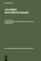 Distributions Statistiques Et Lois de Probabilite 3111311457 Book Cover