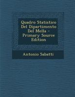 Quadro Statistico Del Dipartimento Del Mella 1289532761 Book Cover