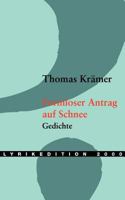 Formloser Antrag Auf Schnee 3865201245 Book Cover