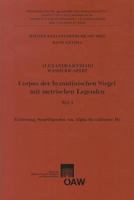 Corpus der byzantinischen Siegel mit metrischen Legenden Teil 1 (Wiener Byzantinistische Studien) 3700170092 Book Cover