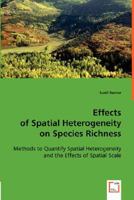 Effects of Spatial Heterogeneity on Species Richness 3836488884 Book Cover