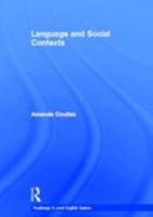 Language and Social Contexts 041528628X Book Cover