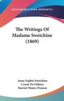The Writings Of Madame Swetchine 1016194323 Book Cover