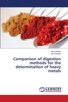 Comparison of digestion methods for the determination of heavy metals 365948900X Book Cover