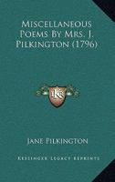 Miscellaneous Poems 1177851318 Book Cover