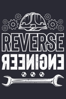 Reverse Reenigne: Engineer Lined Notebook, Journal, Organizer, Diary, Composition Notebook, Gifts for Engineers and Engineering Students 1672189500 Book Cover