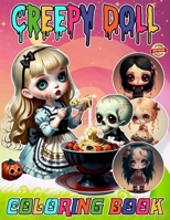 Creepy Doll Coloring Book: Horror & Scary Chibi Coloring Book for Teens & Adults, Stress Relief and Relaxation B0CSTG4F9J Book Cover