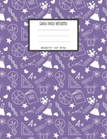 Graph Paper Notebook: 1/2 Inch Squares for Girls - Purple 168648156X Book Cover