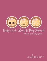 Baby's Daily Log Book: baby activity tracker | to baby with love a baby record book | baby schedule Tracker for Newborns, Breastfeeding Journal, baby ... Notebook (Baby tracker journal for newborns) 1673135919 Book Cover