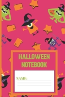 Halloween Notebook: Halloween gifts for women, men, kids, adults and girls: cute Cerise design blank Lined notebook/Journal to write in 1691107980 Book Cover