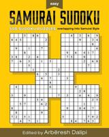 Samurai Sudoku Puzzle Book: 500 Easy Puzzles overlapping into 100 samurai style 1540800016 Book Cover