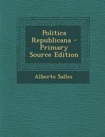 Politica Republicana 1021655171 Book Cover
