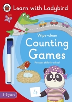 Counting Games: A Learn with Ladybird Wipe-Clean Activity Book (3-5 Years): Ideal for Home Learning (Eyfs) 0241575583 Book Cover