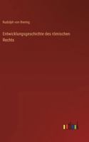 Entwicklungsgeschichte Des R Mischen Rechts 3863823680 Book Cover