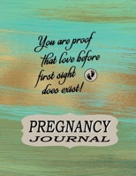 Pregnancy Keepsake Book: Journal & Notebook Organizer for Recording and Planning the Pregnancy Journey | Motivating Quote on Oil Paint Design 1699938180 Book Cover