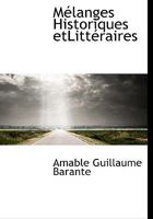 M Langes Historiques Etlitt Raires 1115339346 Book Cover
