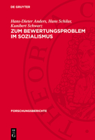 Zum Bewertungsproblem Im Sozialismus 3112740580 Book Cover