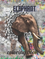 Elephant coloring book: A Coloring book for adults of 35 amazing Elephant Coe Stress relief Book Designs Paperback B091GHYP2B Book Cover